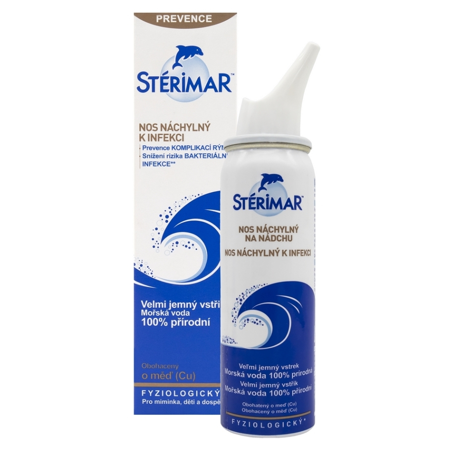 Stérimar Cu zdravotnícky prostriedok pri nádche a prechladnutí 50 ml kúpite na Mojalekaren.sk
