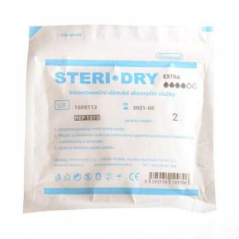 STERIWUND Steri Dry inkontinenčné dámske vložky Extra 2 kusy