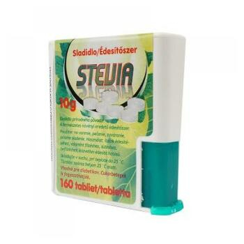 Stevia - sladidlo tablety , dávkovač 160tbl