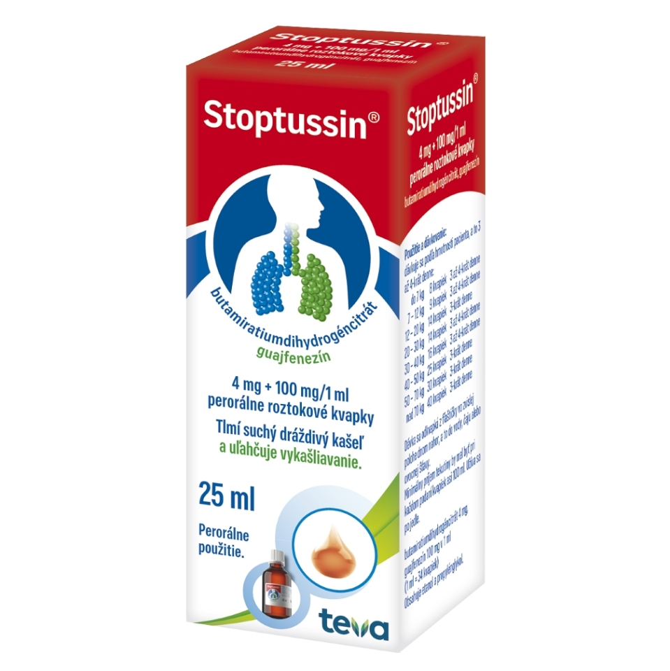 STOPTUSSIN perorálne roztokové kvapky 25 ml kúpite na Mojalekaren.sk