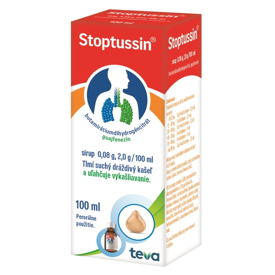 STOPTUSSIN sirup 100 ml kúpite na Mojalekaren.sk