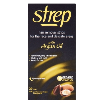 STREP Depilačné pásky s arganovým olejom 20 kusov