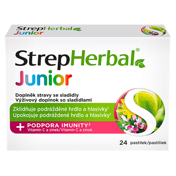 STREPHERBAL Junior 24 pastiliek