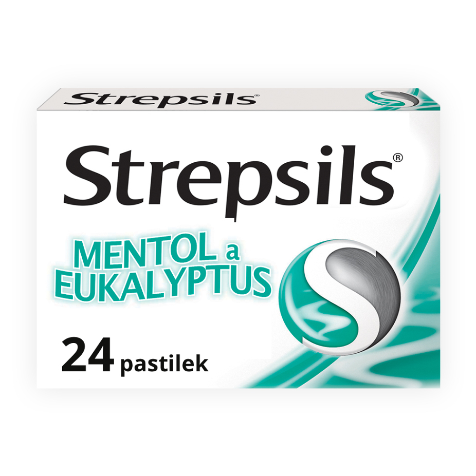 STREPSILS Mentol a Eukalyptus 24 pastiliek kúpite na Mojalekaren.sk