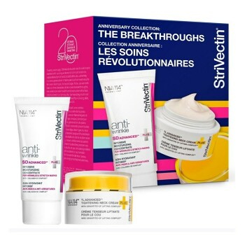 STRIVECTIN Darčeková súprava proti vráskam na oblasť tváre, krku a dekoltu 2 ks (Denné krémy) - Hydratačný, Regeneračné, Vyživujúce, Spevňujúce