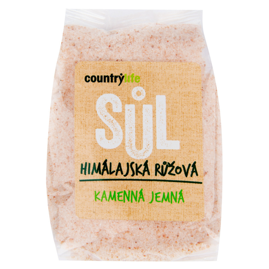 COUNTRY LIFE Soľ himalájska ružová jemná 500 g
