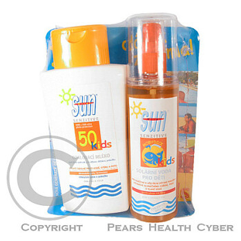 SUN VITAL detské opaľovacie mlieko OF50 200 ml + darček Solárna voda pre deti Zdarma
