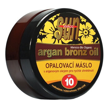 SUN VITAL Opaľovacie maslo s arganovým olejom OF 10 200 ml