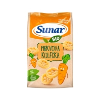 SUNAR Chrumky Mrkvové kolieska BIO 45 g
