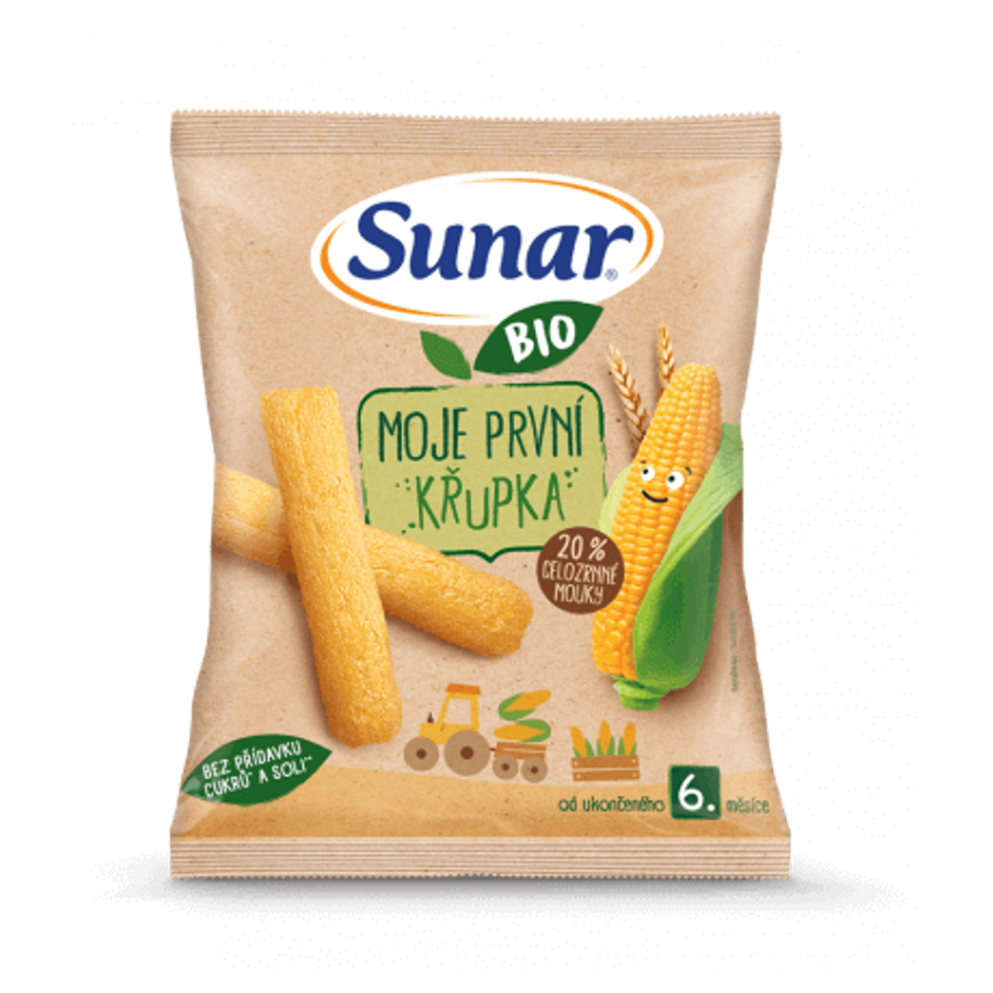 SUNAR Moja prvá detská chrumka BIO 6m+ 25 g