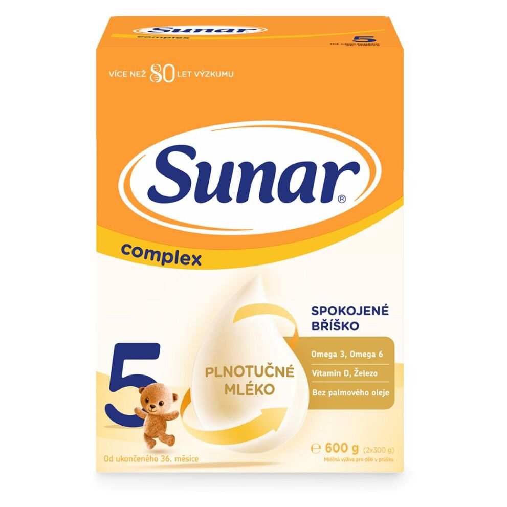 Sunar Complex 5 batoľacie mlieko 600 g kúpite na Mojalekaren.sk