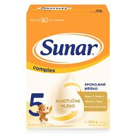 SUNAR Complex 5 detské mlieko od 36 mesiacov 600 g