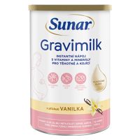 SUNAR Gravimilk s príchuťou vanilky 450 g
