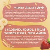 SUNAR Mliečna kaša 8 cereálií jahoda banán 6m+ 340 g