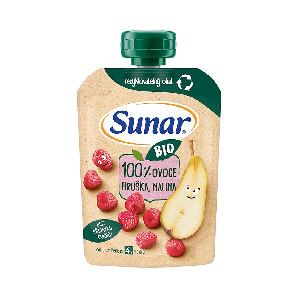 SUNAR Ovocné vrecko hruška, malina 4m + BIO 100 g kúpite na Mojalekaren.sk