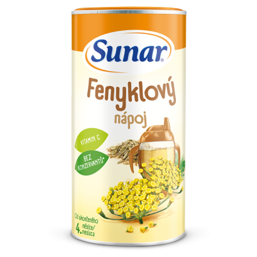 SUNAR rozpustný nápoj feniklový 200 g kúpite na Mojalekaren.sk