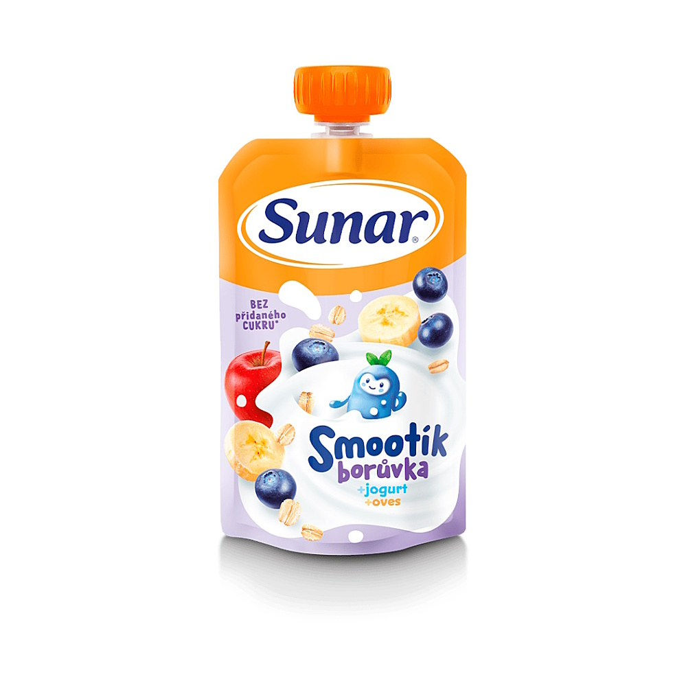 SUNAR Smoothie čučoriedka jogurt a ovsené vločky12m+ 120 g kúpite na Mojalekaren.sk