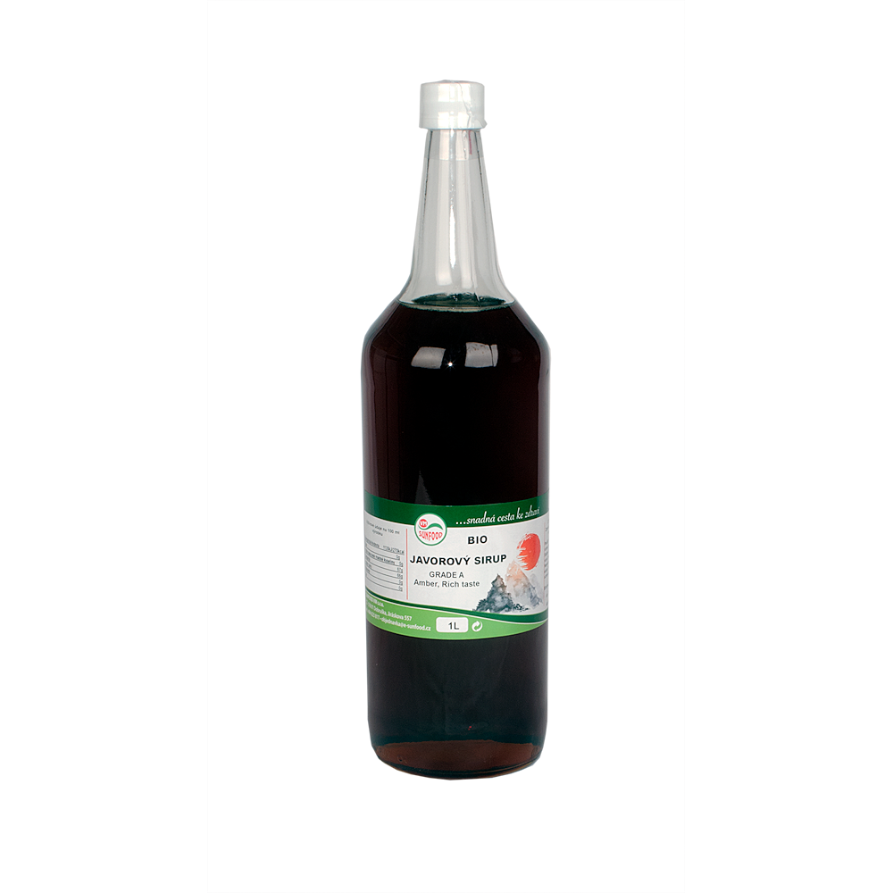 SUNFOOD Javorový sirup BIO 1 liter
