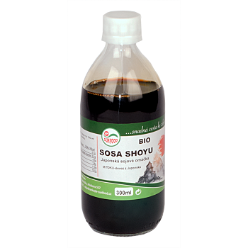 SUNFOOD Sosa shoyu BIO 300 ml (Pasty a dochucujúce omáčky) - BIO