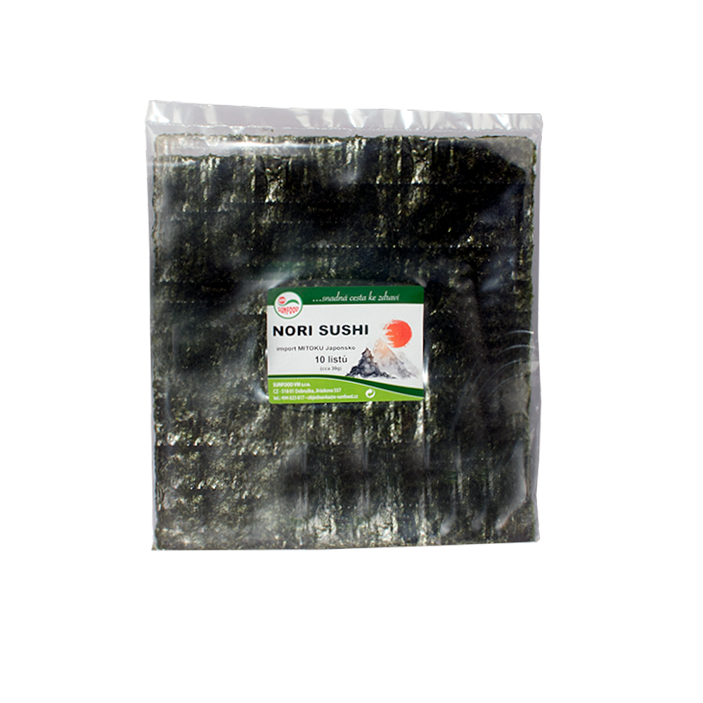 SUNFOOD Sushi nori chef kvalita 10 listov