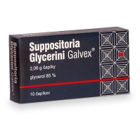 SUPPOSITORIA Glycerini galvex 2,06 g 10 čapíkov