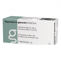 SANOVA Glycerínové čapíky Deti 1 g x 5 ks SANOVA Glycerínové čapíky Deti 1 g x 5 ks