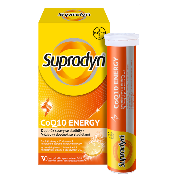 E-shop SUPRADYN CO Q10 Energy 30 šumivých tabliet