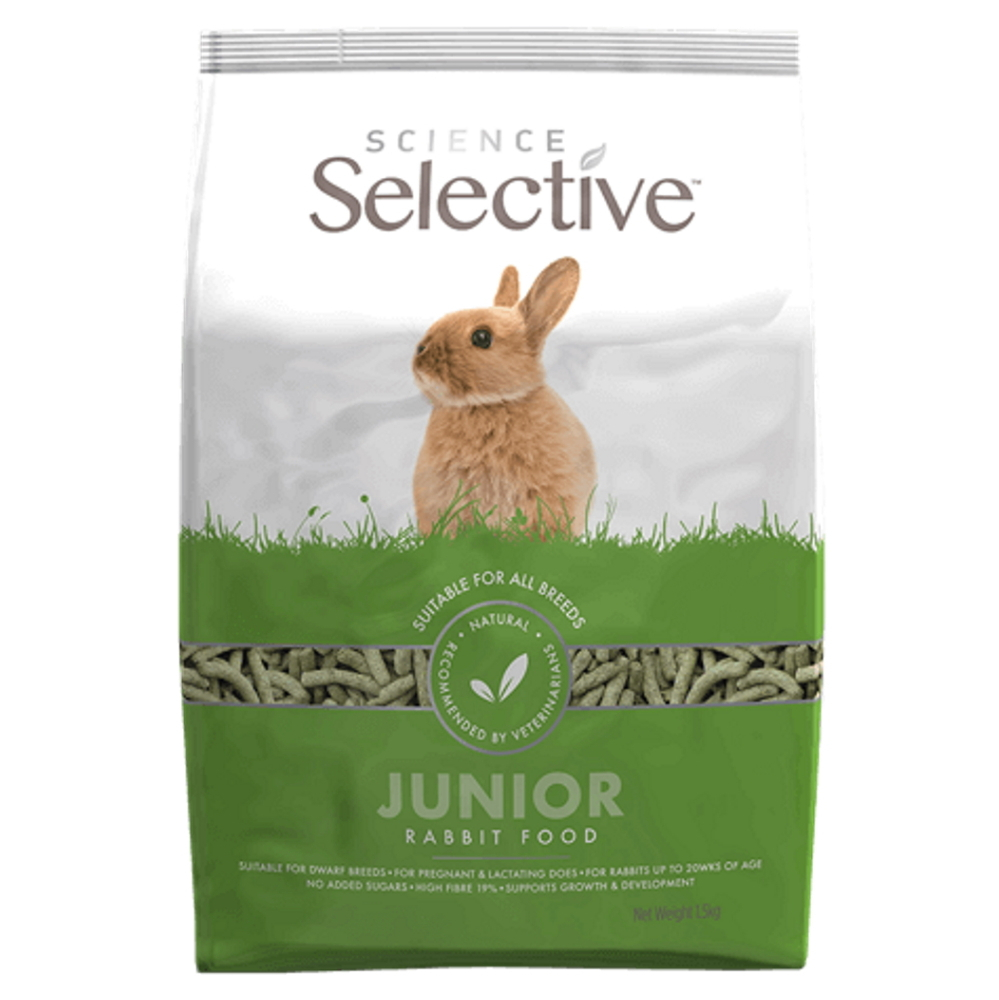 E-shop SUPREME Science Selective rabbit junior krmivo pre králika 1 kus, Hmotnosť balenia (g): 1,5 kg