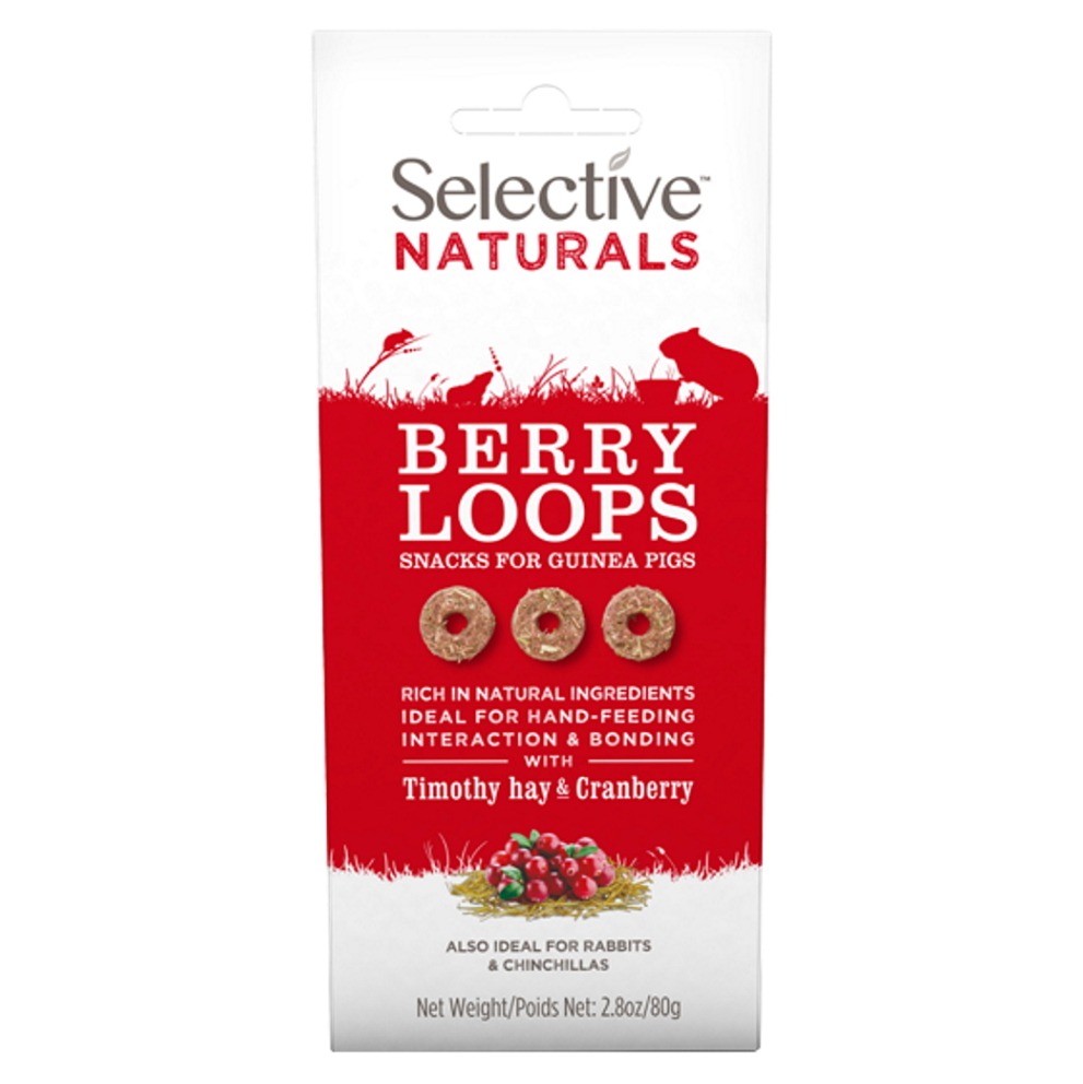 E-shop SUPREME Selective Naturals snack berry loops s bojínkom a brusnicami 80 g