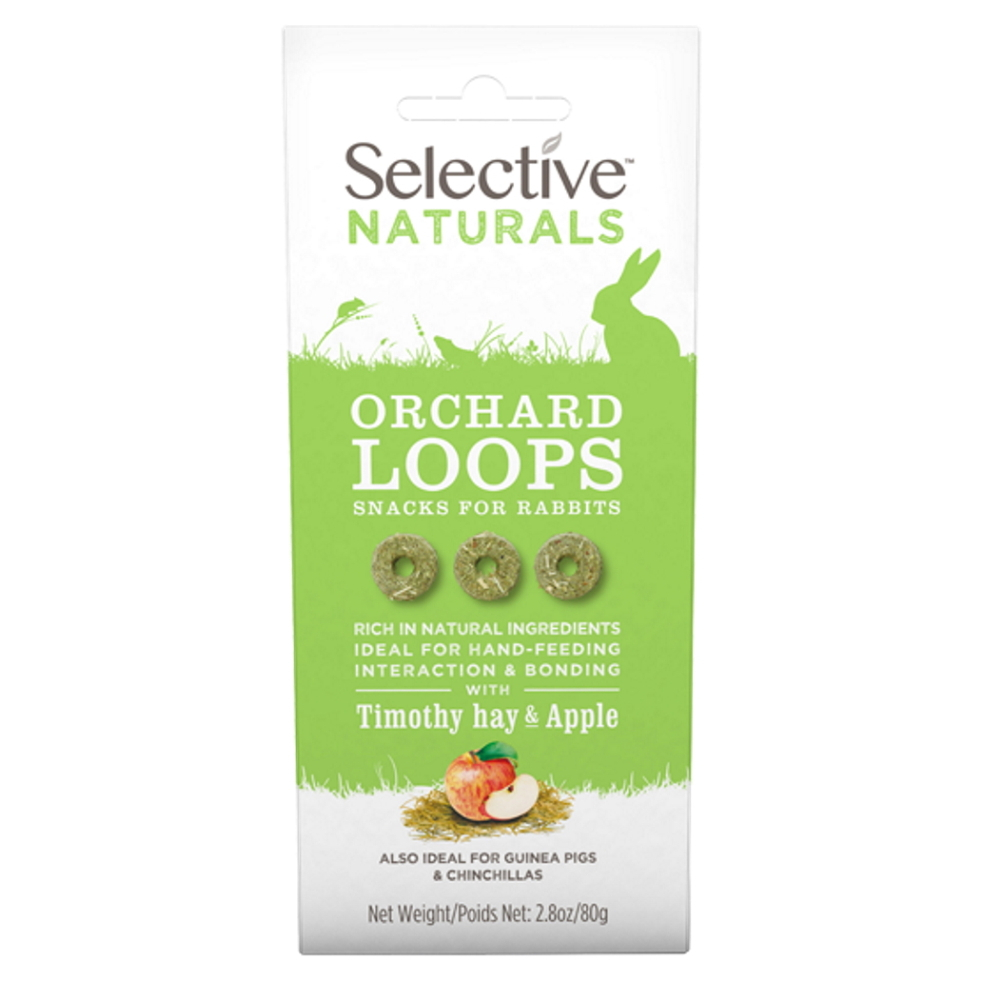 E-shop SUPREME Selective naturals snack orchard loops s bojínkom a jablkom 80 g