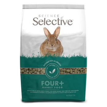 SUPREME Selective rabbit senior krmivo pre králiky 1 kus, Hmotnosť balenia (g): 1,5 kg
