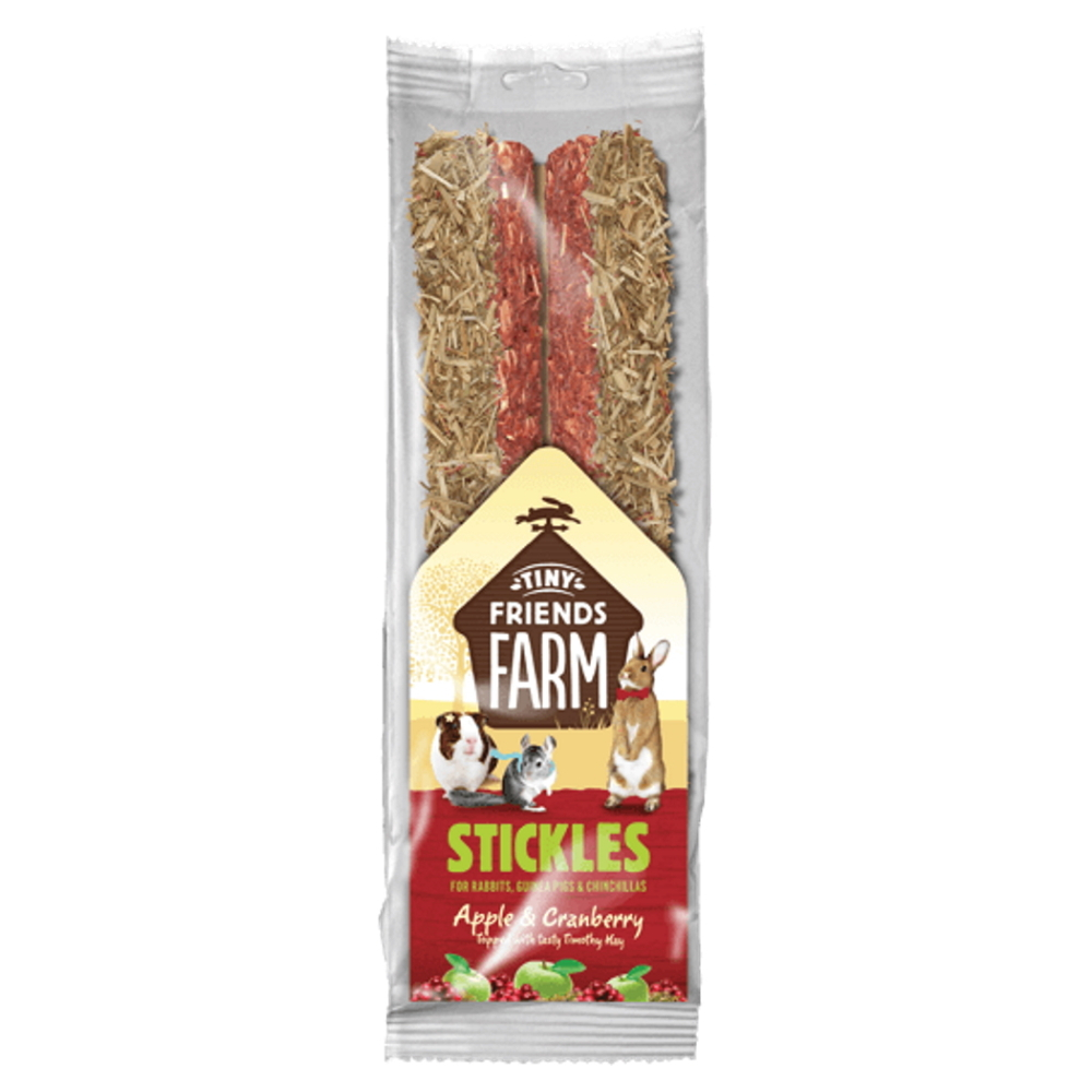 E-shop SUPREME Tiny Friends Farm Stickles jablko a brusnice tyčinky 100 g