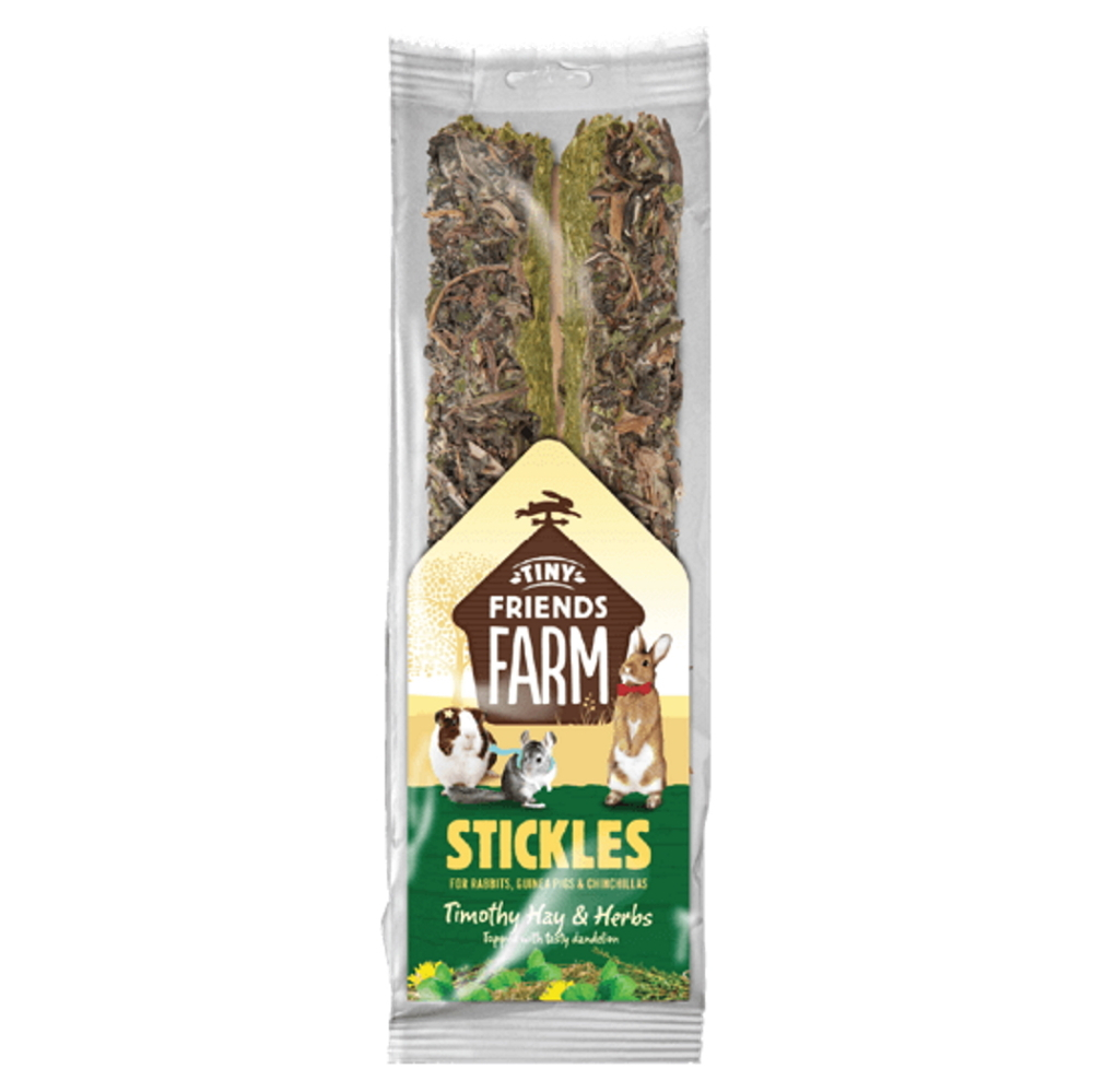 E-shop SUPREME Tiny Friends Farm Stickles seno a bylinky tyčinky 100 g