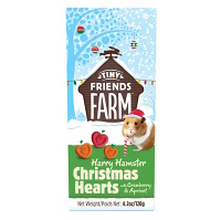 SUPREME Tiny Friends Farm Maškrty pre škrečky Vianočné srdiečka 120 g