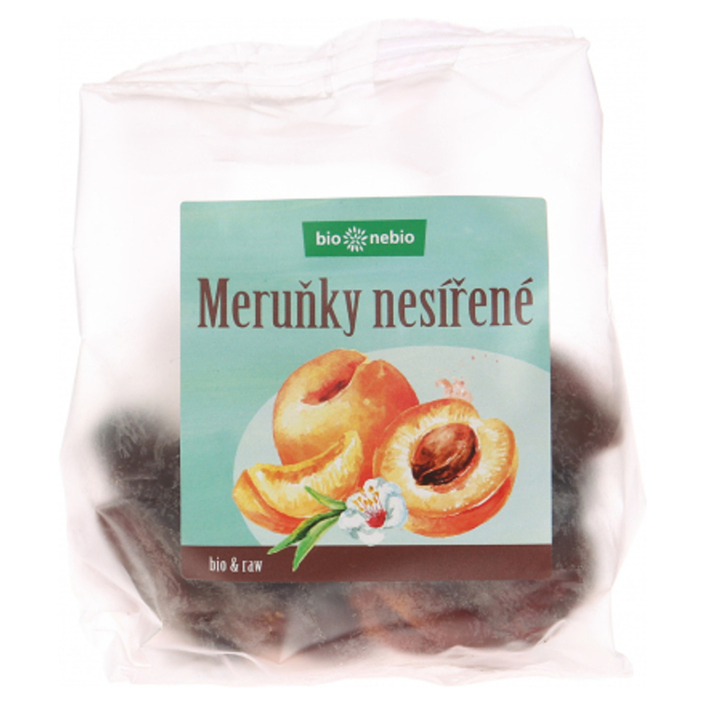 Bio Nebio Sušené marhule BIO sušené ovocie nesírené v BIO kvalite 150 g