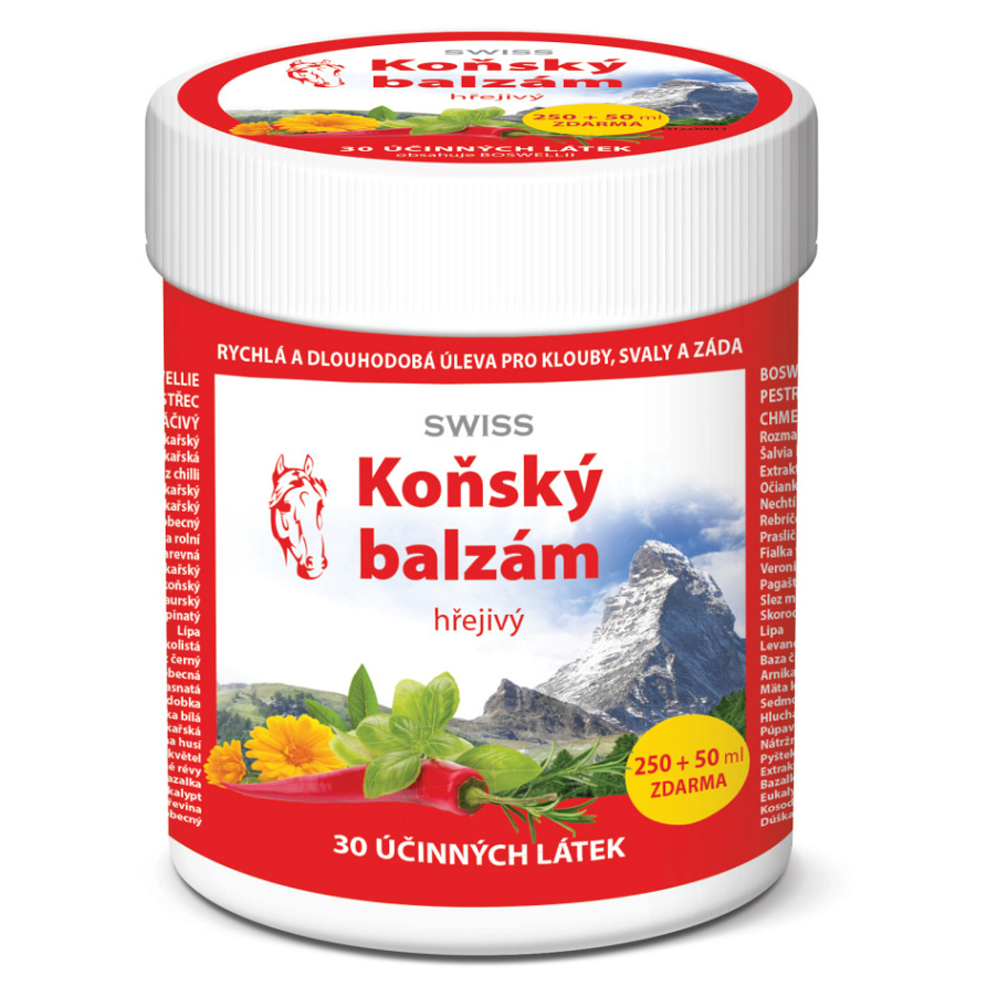 E-shop SWISS Konský balzam Hrejivý 250+50 ml