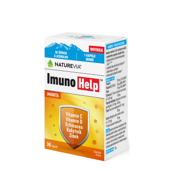 NATUREVIA ImunoHelp 30 kapsúl (Vitamín C) - Viaczložkové