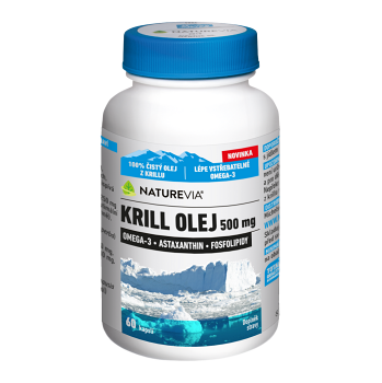 NATUREVIA Krill olej 500 mg 60 kapsúl