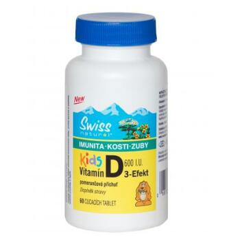 SWISS Vitamín D3 - Efekt Kids 60 tabliet