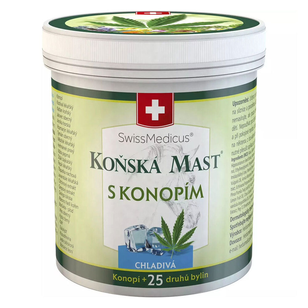 E-shop KONSKÁ MASŤ S KONOPOU CHLADIVÁ 250ML