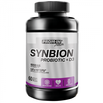 PROM-IN Synbion probiotic + D3 60 kapsúl