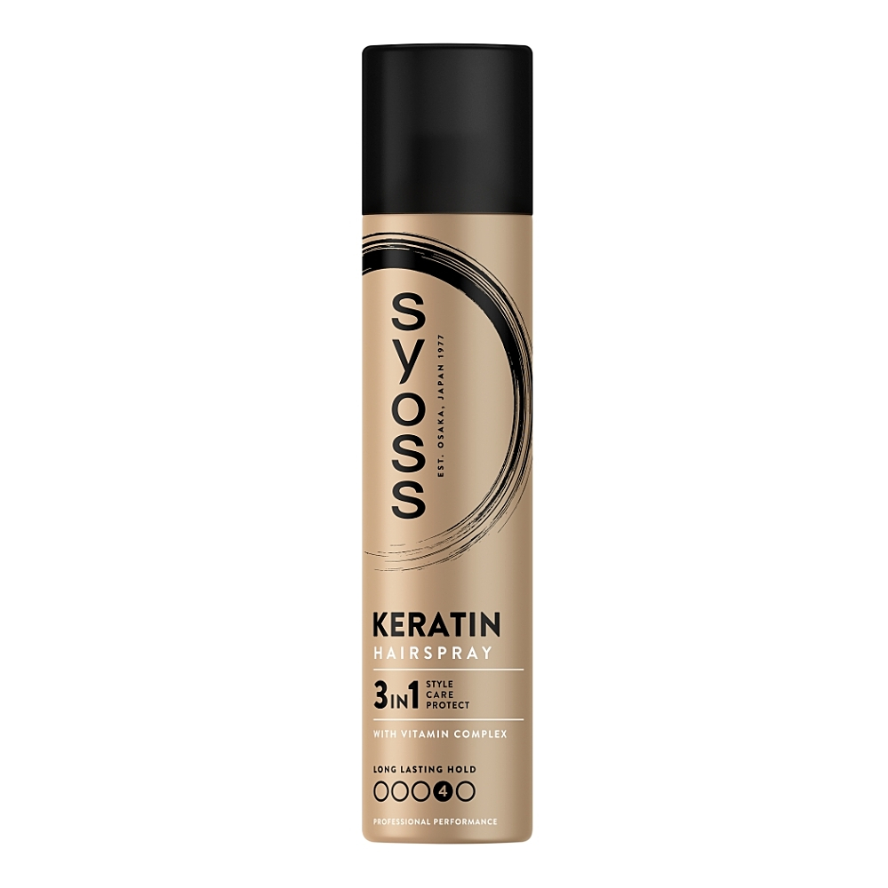 SYOSS Keratín lak na vlasy extra silná fixácia 300 ml