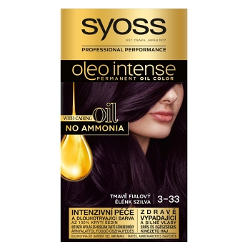 SYOSS Oleo Intense Farba na vlasy 3-33 Tmavo fialový