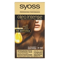 SYOSS Oleo Intense Farba na vlasy 4-60 Zlatohnedý