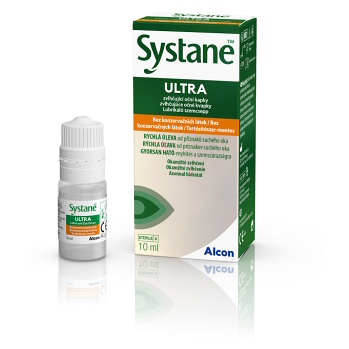 SYSTANE Ultra zvlhčujúce očné kvapky bez konzervačných látok 10 ml (Očné kvapky) - Pre oči a očnú optiku, Pre nositeľky kontaktných šošoviek