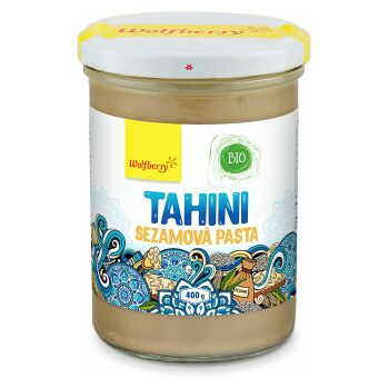 WOLFBERRY Tahini sezamová pasta 400 g BIO, poškodený obal