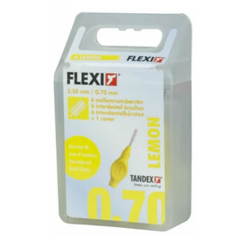 Tandex Flexi mezizub.kart.0.7 žlté TA819075 6ks
