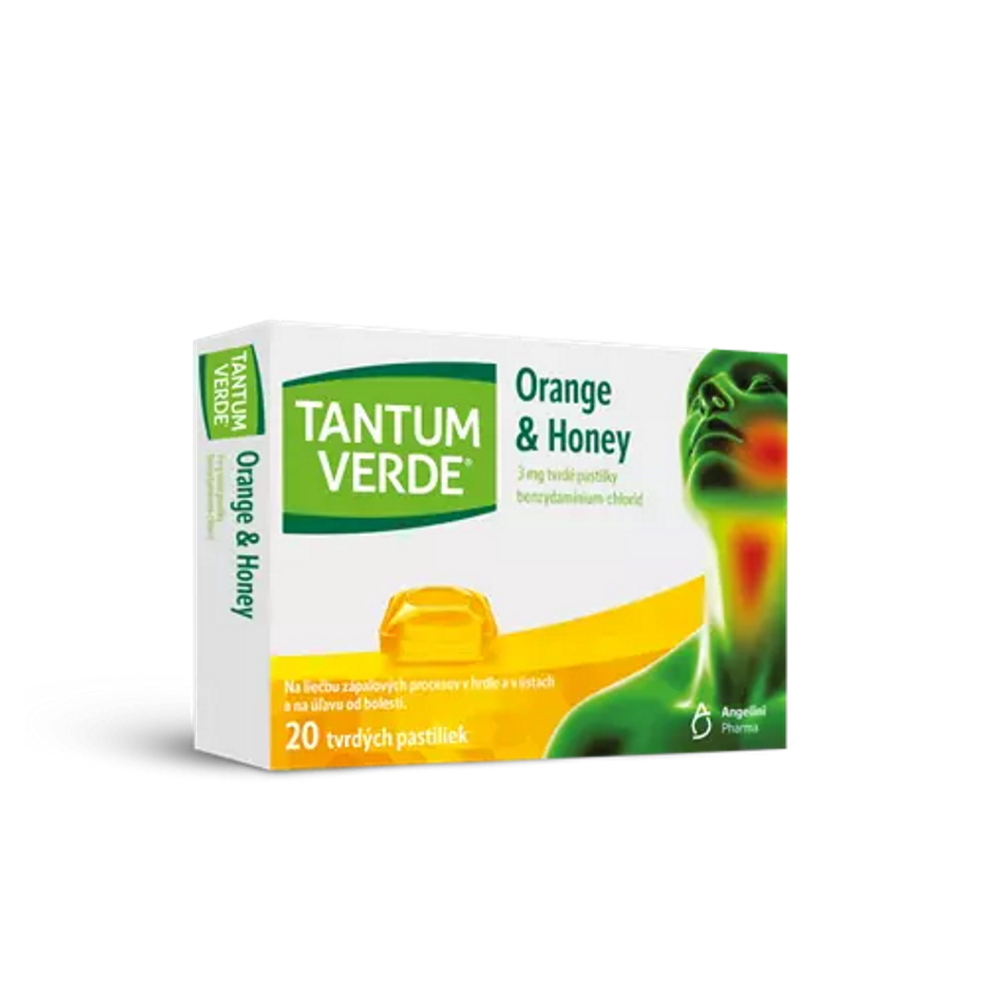 TANTUM VERDE Orange & honey 3 mg 20 pastiliek kúpite na Mojalekaren.sk