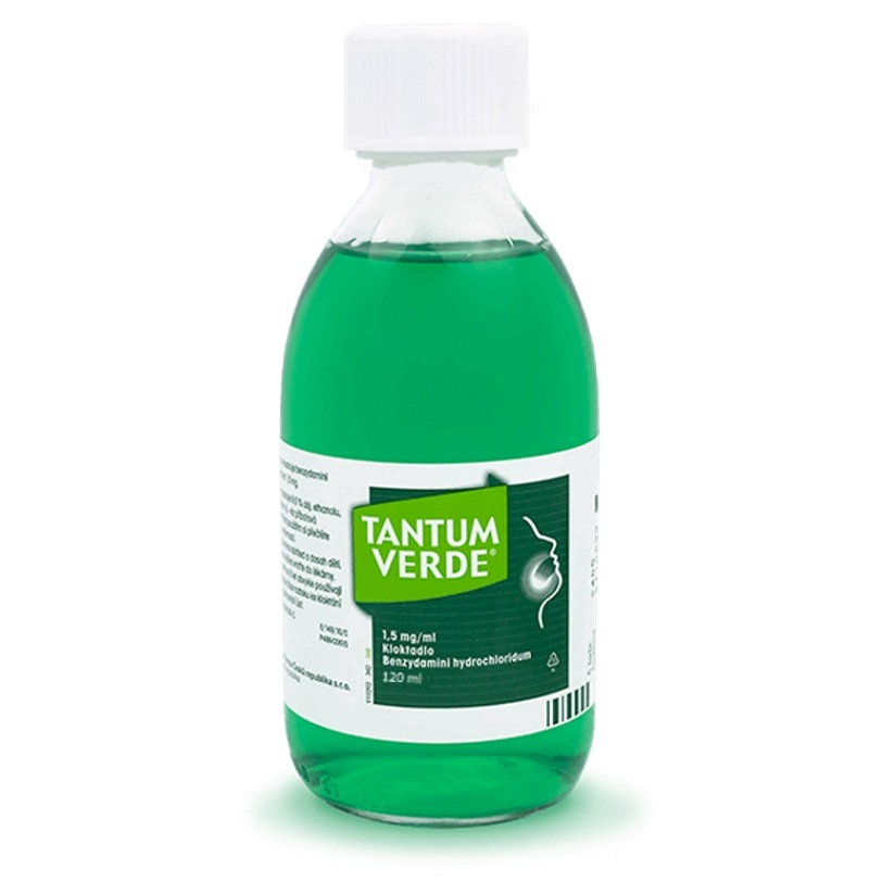 TANTUM VERDE 0,15 % orálny roztok 120 ml kúpite na Mojalekaren.sk
