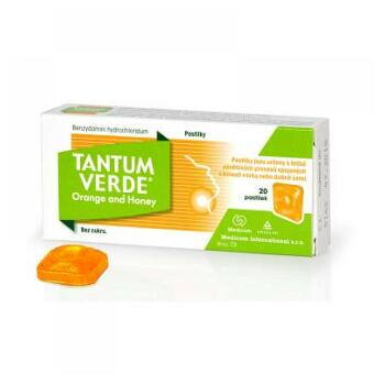 TANTUM VERDE Orange & Honey 3 mg 20 pastiliek